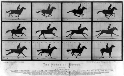 Eaduard Muybridge's Horse in Motion studio.