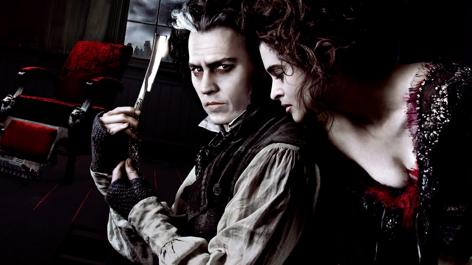 Image result for sweeney todd and mrs lovett